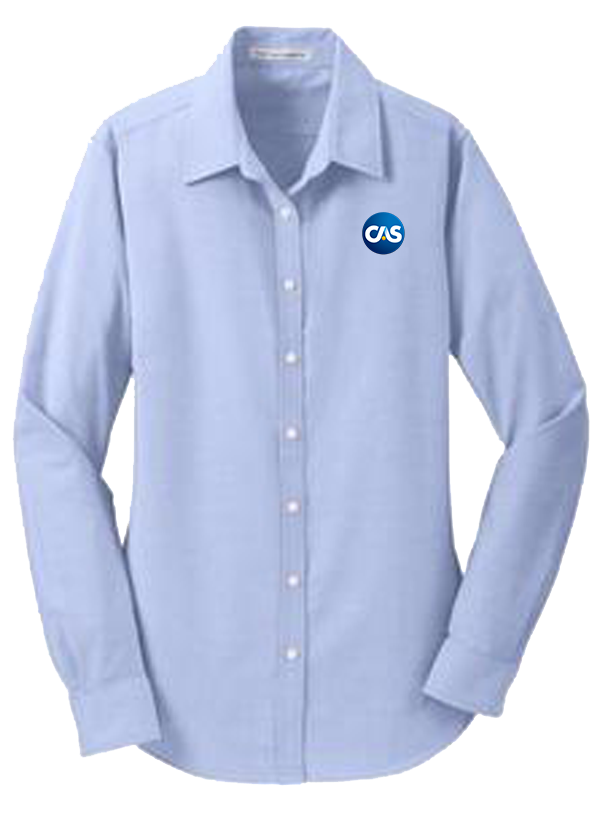 CAS Womens Oxford Long Sleeve Shirt
